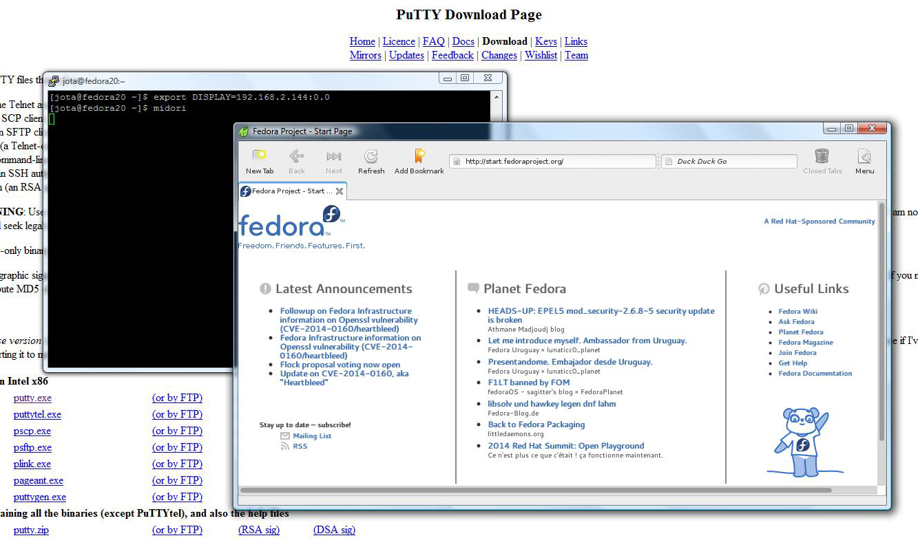 Métodos para redireccionar X11 de un servidor remoto UNIX/Linux El