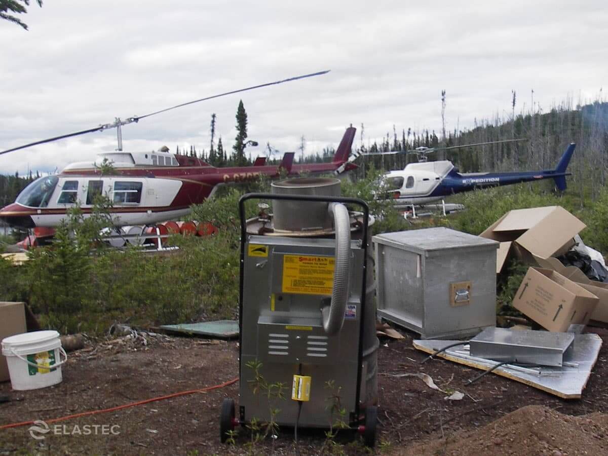 SmartAsh Cyclonic Barrel Burner | Portable Incinerator | Elastec