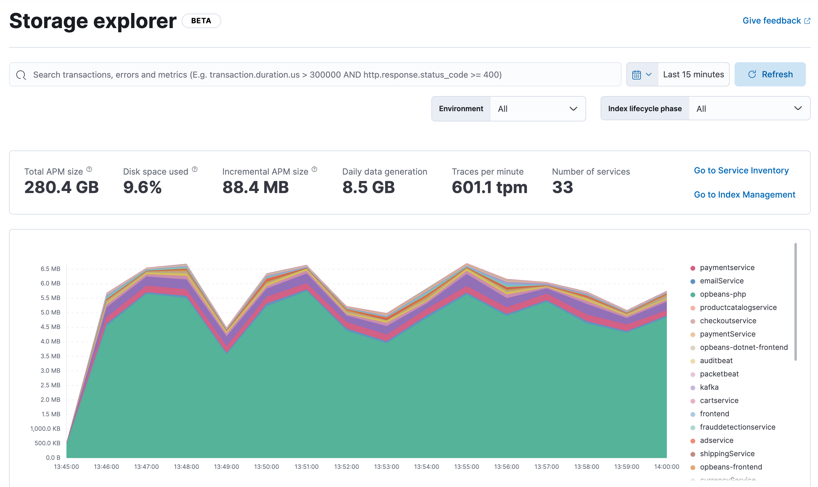 Storage Explorer Kibana Guide [8.9] Elastic