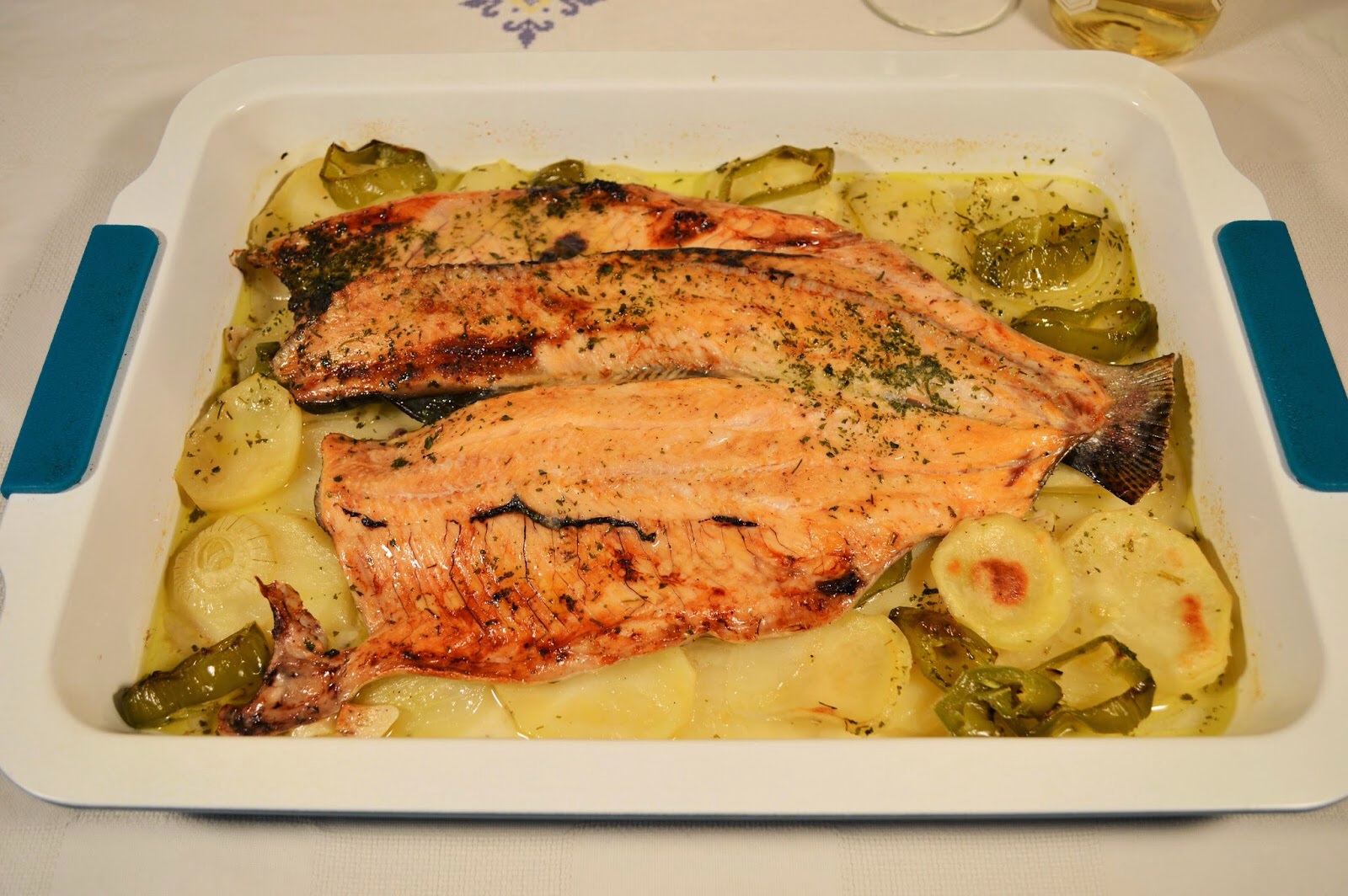 Receta de trucha asalmonada de Las Recetas de Noe El Chef de la Casa
