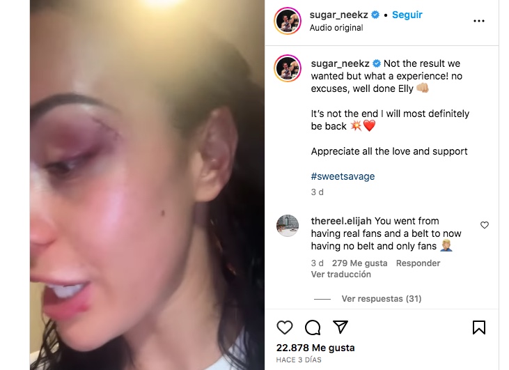 Cherneka Johnson publica video de body painting para su Onlyfans, luego del combate - El Comercio