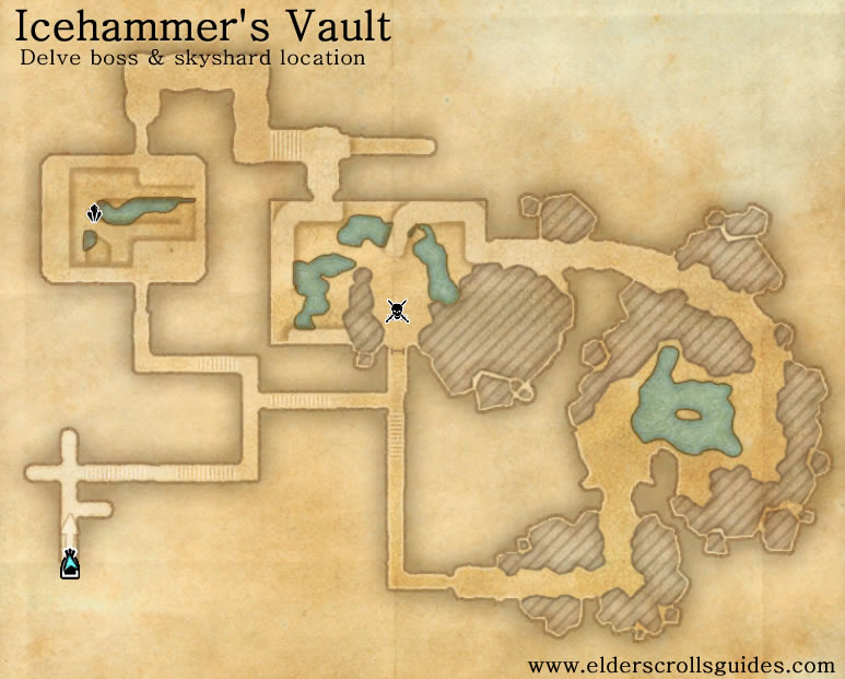 Icehammer’s Vault delve map Elder Scrolls Online Guides