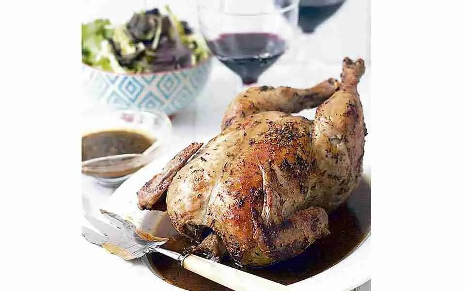 Pollo al horno con cerveza El Diario