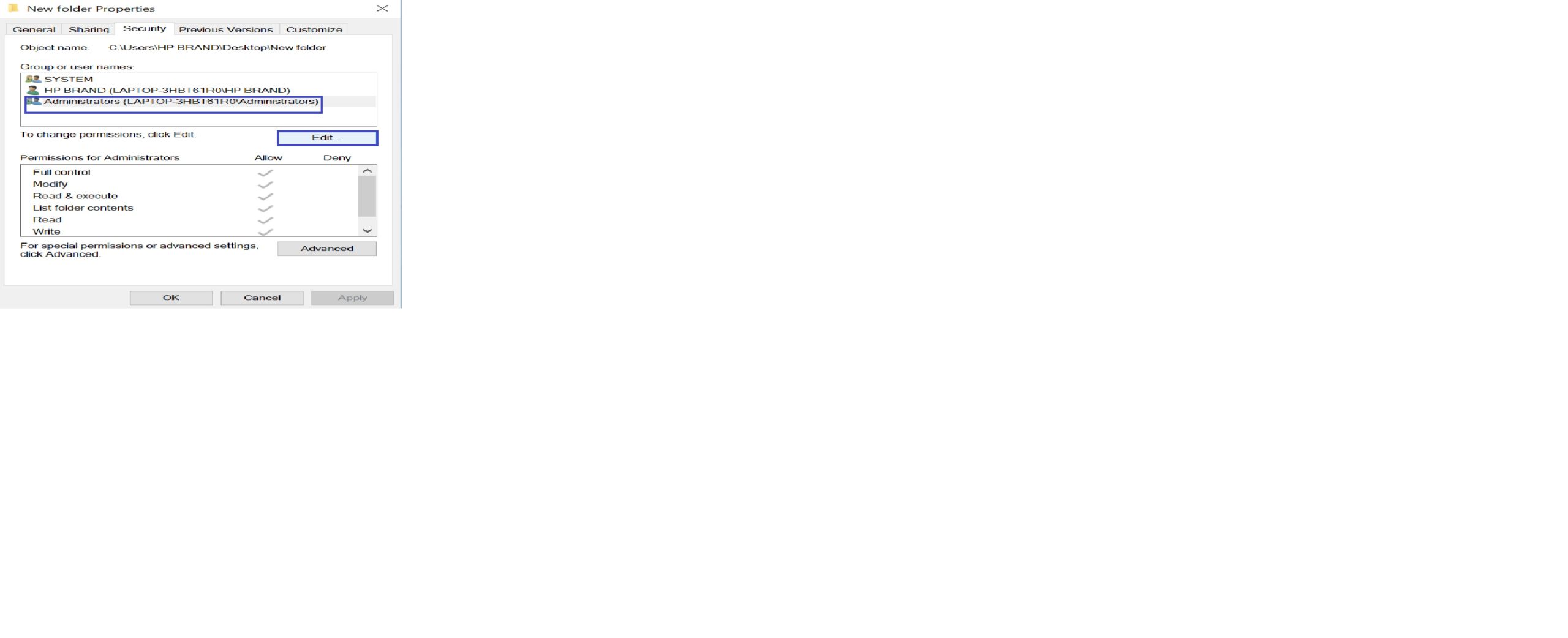 How to restrict access to a folder in Windows elearnersmentor an