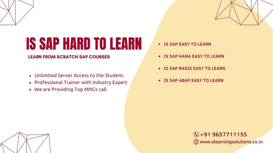 Is SAP Hard To Learn is sap easy to learn Free Industrial Experts