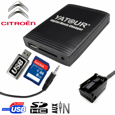Prise Adaptateur Interface Usb Mp3 Citroen C2 C3 C3 Picasso Ds3