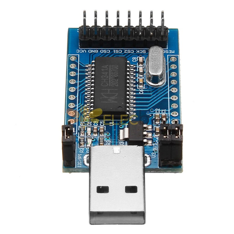 CH341A USB To UART IIC SPI TTL ISP EPP/MEM Parallel Port Converter