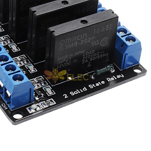 4 Channel DC 12V Relay Module Solid State High and low Level Trigger