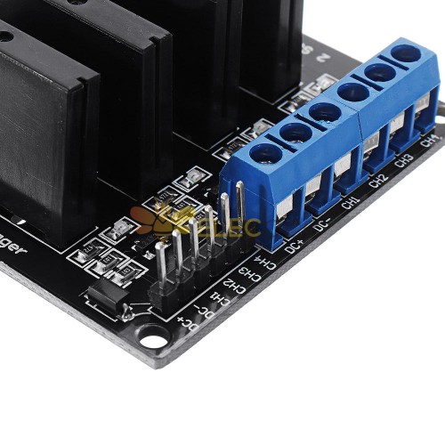 4 Channel DC 12V Relay Module Solid State High and low Level Trigger