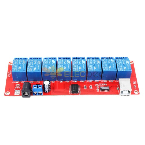 8 Channel 5V HID Driverless USB Relay USB Control Switch Computer
