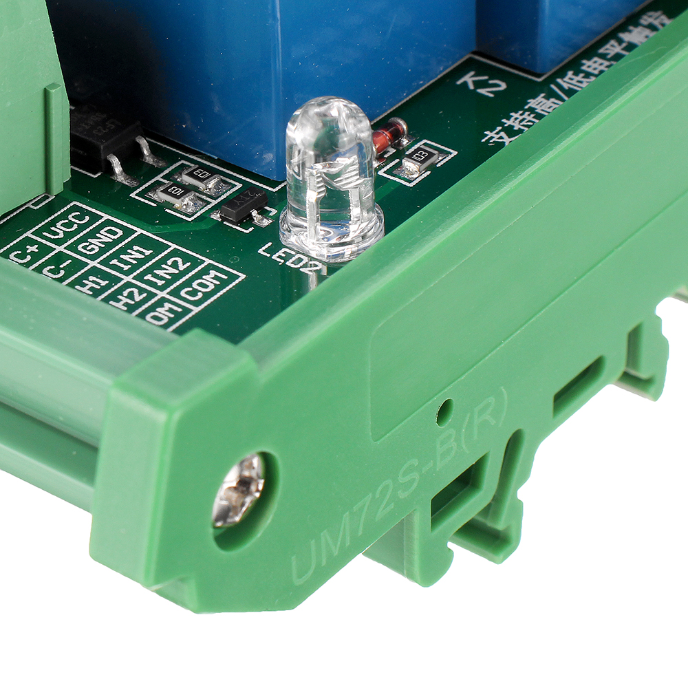 DC 5V 12V 24V 2 Channel 30A High And Low Level Trigger Relay Module PLC