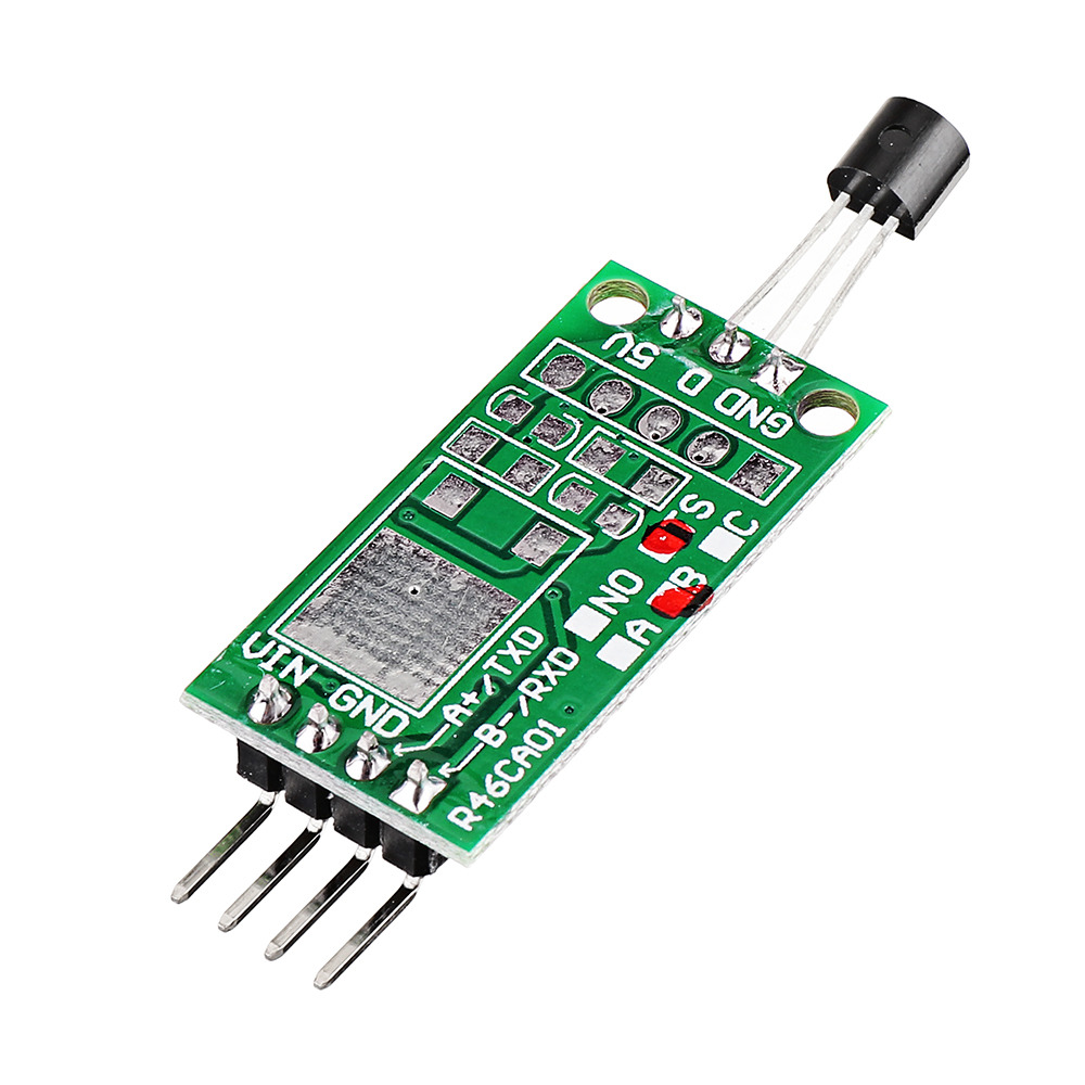 5pcs DS18B20 12V RS485 Com UART Temperature Acquisition Sensor Module