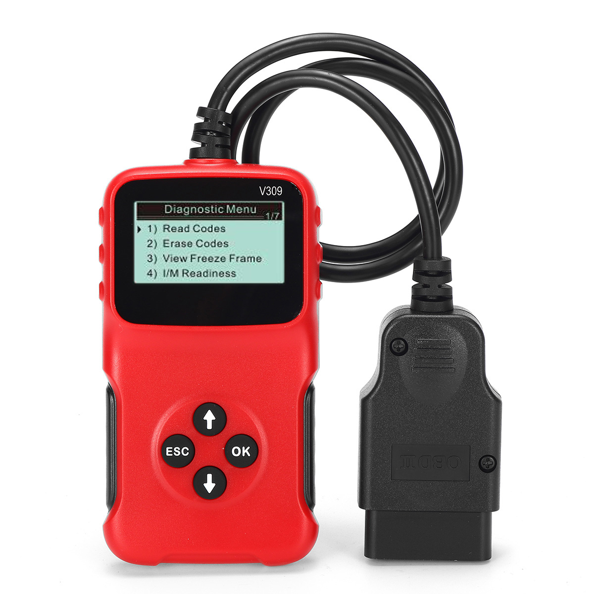 V309 Car OBD2 Scanner OBD Diagnostic Tool Automobile Engine Fault Code