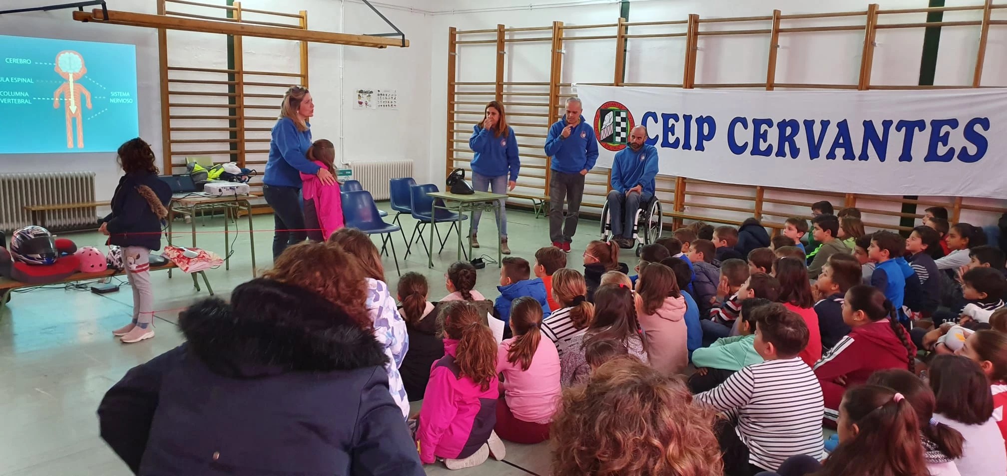 El colegio Cervantes de Santa Cruz de Mudela celebra el Día de la