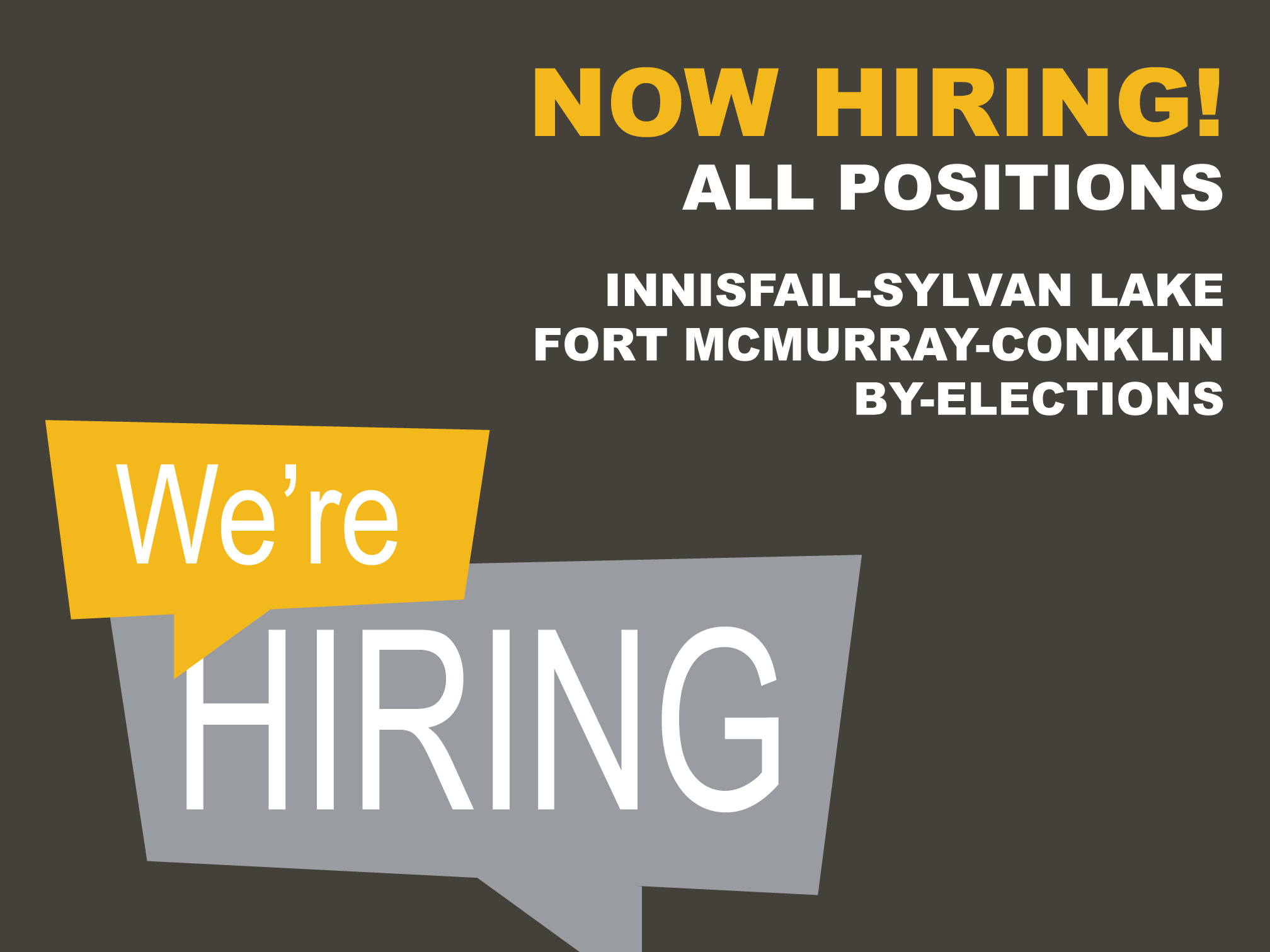 Hiring Ad Elections Alberta