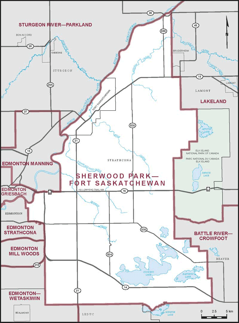 Sherwood Park Address Map Voter Information Service - Map
