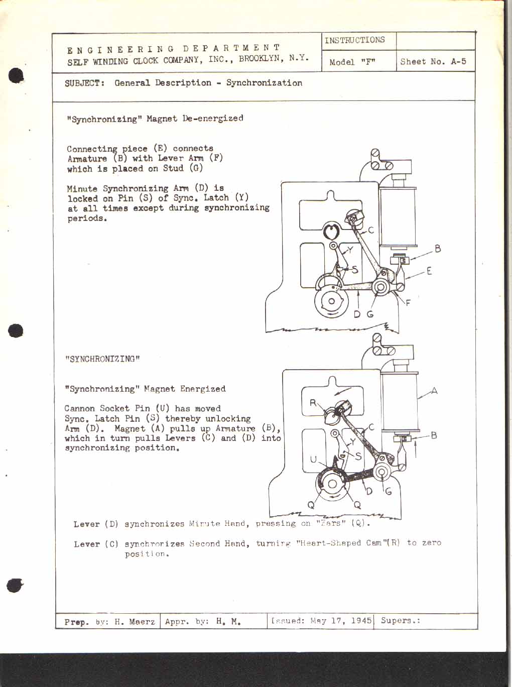 FTL Design Electric Clocks SelfWinding Clock Company
