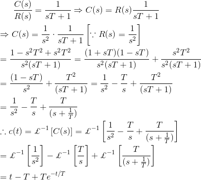 Time Domain Analysis of Control System | Electrical4U