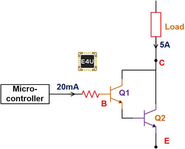 Darlington Transistor Amplifier Circuit Diagram - Wiring Flash