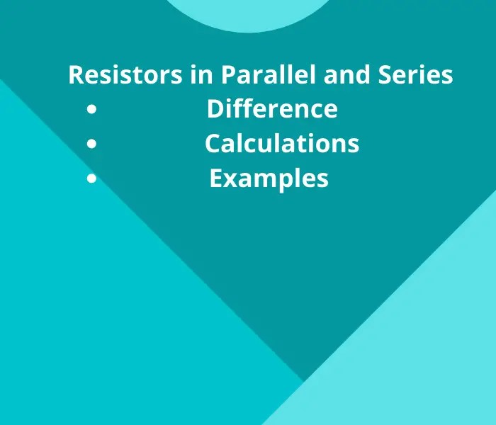 Difference Between Resistance In Parallel And Series Circuits Circuit
