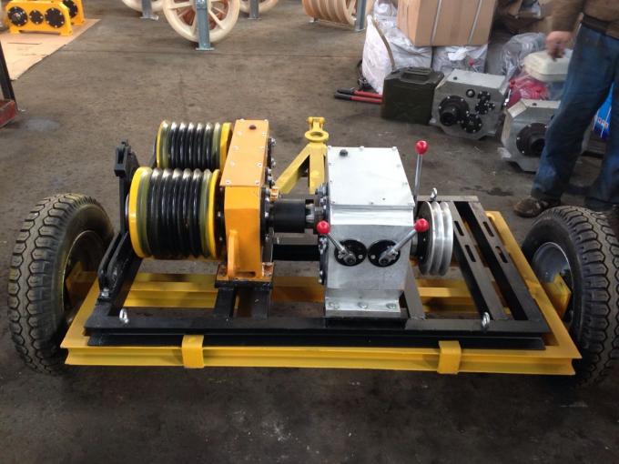 Double Drum JJM5SQ Cable Winch Puller Winch Pulling Rope With 5T Load