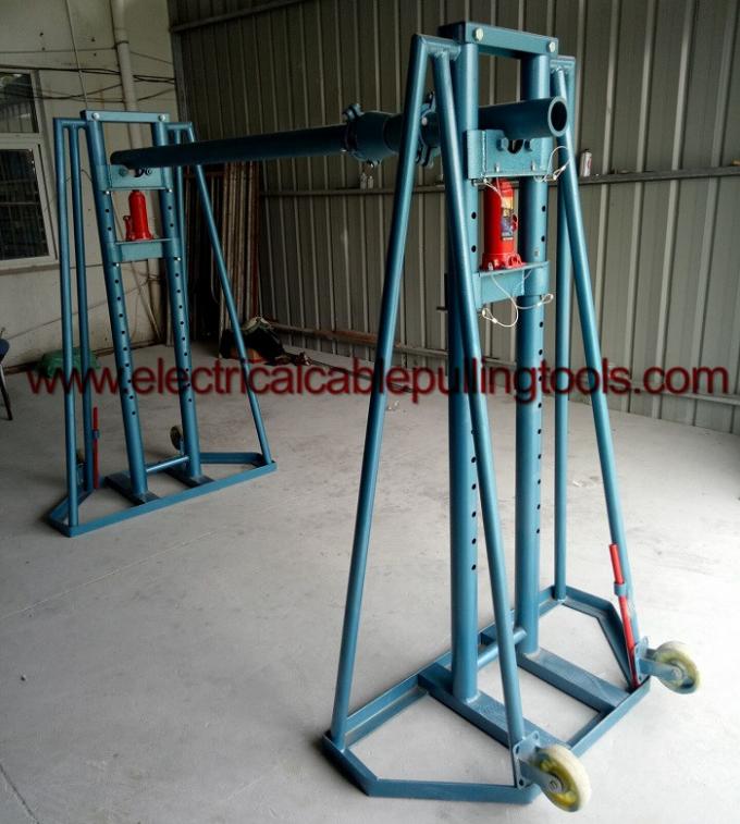 5 Ton / 10 Ton Professional Wire Reel Stand High Performace Hydraulic