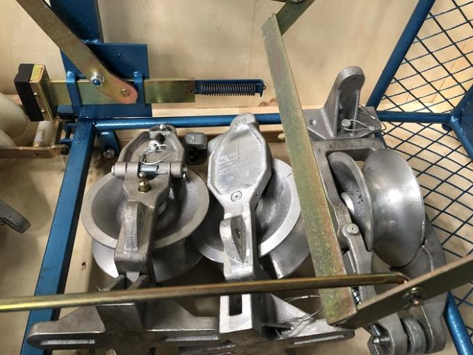 Universal 10kn Transmission Stringing Blocks Pulley Aluminum Single Hanging