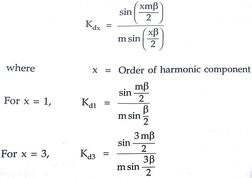 Effect of Harmonic Components on EMF of Alternators