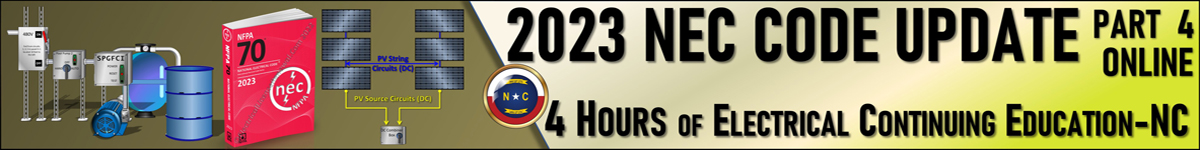 2023 NEC Code Changes Update Part 4 North Carolina Electrical