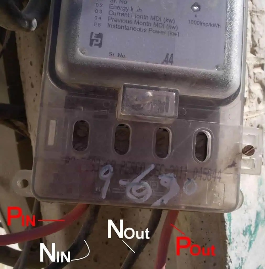 how to install electric meter on house