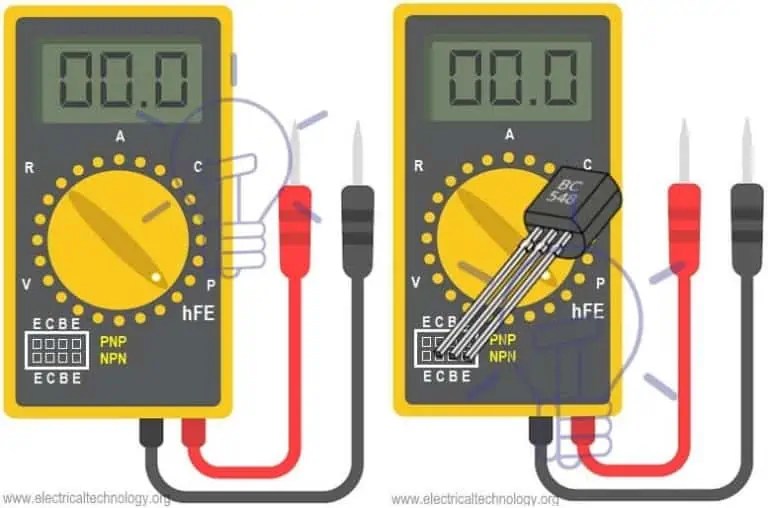 How to Test a Transistor using Multimeter (DMM+AVO) 4 Ways