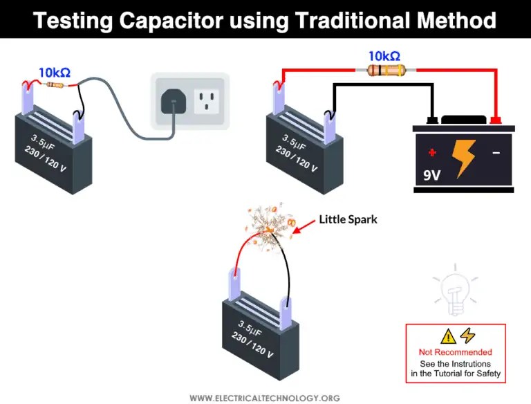 How to Test a Capacitor Using Digital and Analog Multimeter?