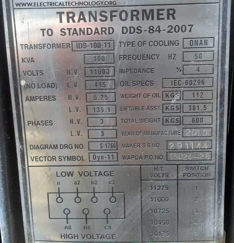 How to Size a Transformer? Calculate the Rating of Transformer