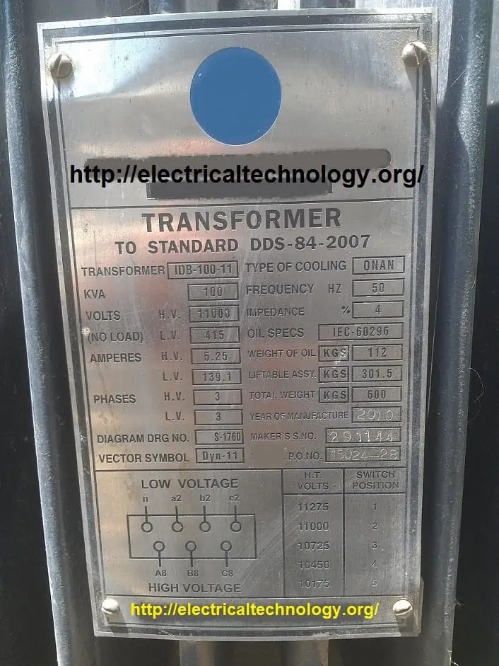 How to Calculate/Find the Rating of Transformer in kVA