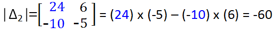 Cramer's Rule Calculator 2 and 3 Equations System Solved Examples