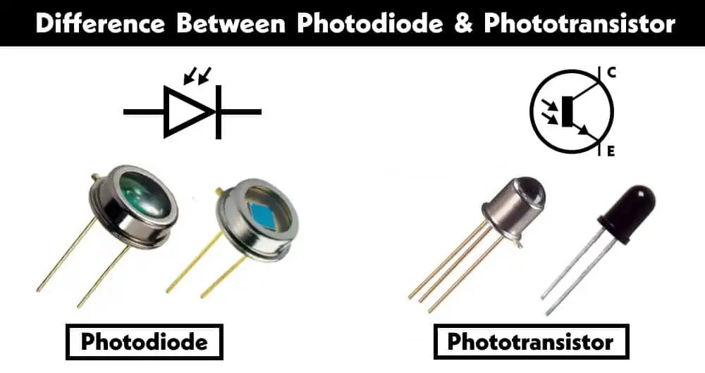 Main Difference Between Photodiode and Phototransistor