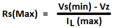 Zener Diode as Voltage Regulator