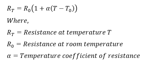 Effect of Temperature on Resistance