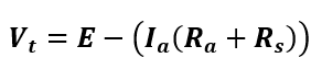 DC Generator Equations and Formulas