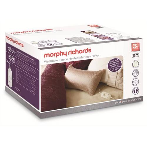 Morphy Richards King Fleece Dual Control Heated Mattress Cover