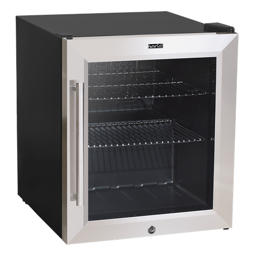 Baridi 50L Tabletop Drinks Fridge, Mini Beer Cooler, Glass Door