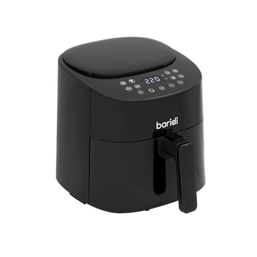 Baridi 3.5L Low Fat Air Fryer with Digital Rapid Air Oil Free Circulation System, 1300W, 8