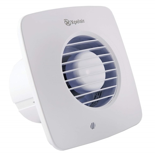 Xpelair 4 inch (100mm) Simply Silent Square Bathroom Fan