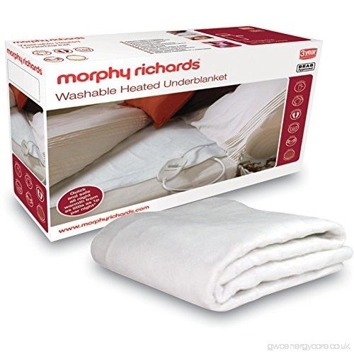 Morphy Richards Double Washable Heated Electric Underblanket Electrical