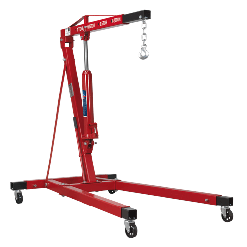 Sealey Engine Crane 1 Tonne Long Reach Extendable Legs Electrical World