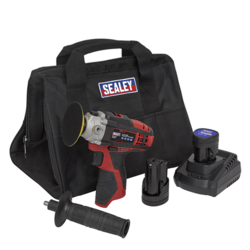 Sealey 12V Cordless Polisher Kit with 2 Batteries Electrical World