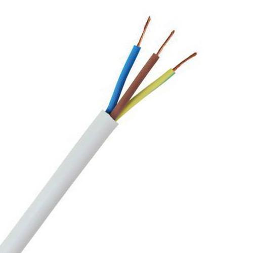 Zexum 1.5mm 3 Core White Cable Flexible 3183Y Electrical World