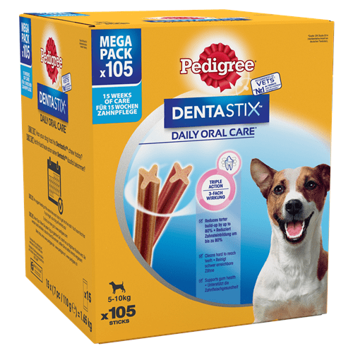 Pedigree DentaStix Daily Dental Chews Small Dog 105 Sticks Electrical World