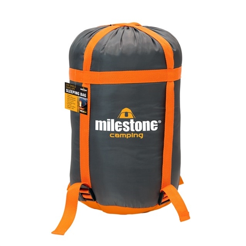 Milestone Single Envelope Sleeping Bag 250gsm 2 Seasons Electrical
