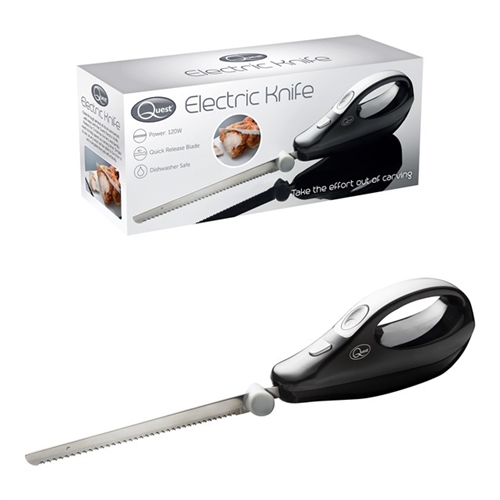Quest Electric Knife Black Electrical World